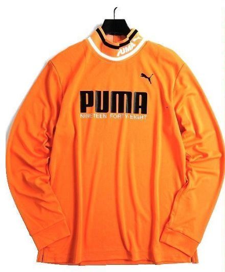 送料無料◆新品◆PUMA GOLF リブカラー モックネック 長袖シャツ◆(M)◆539365-03◆プーマ ゴルフ拍卖