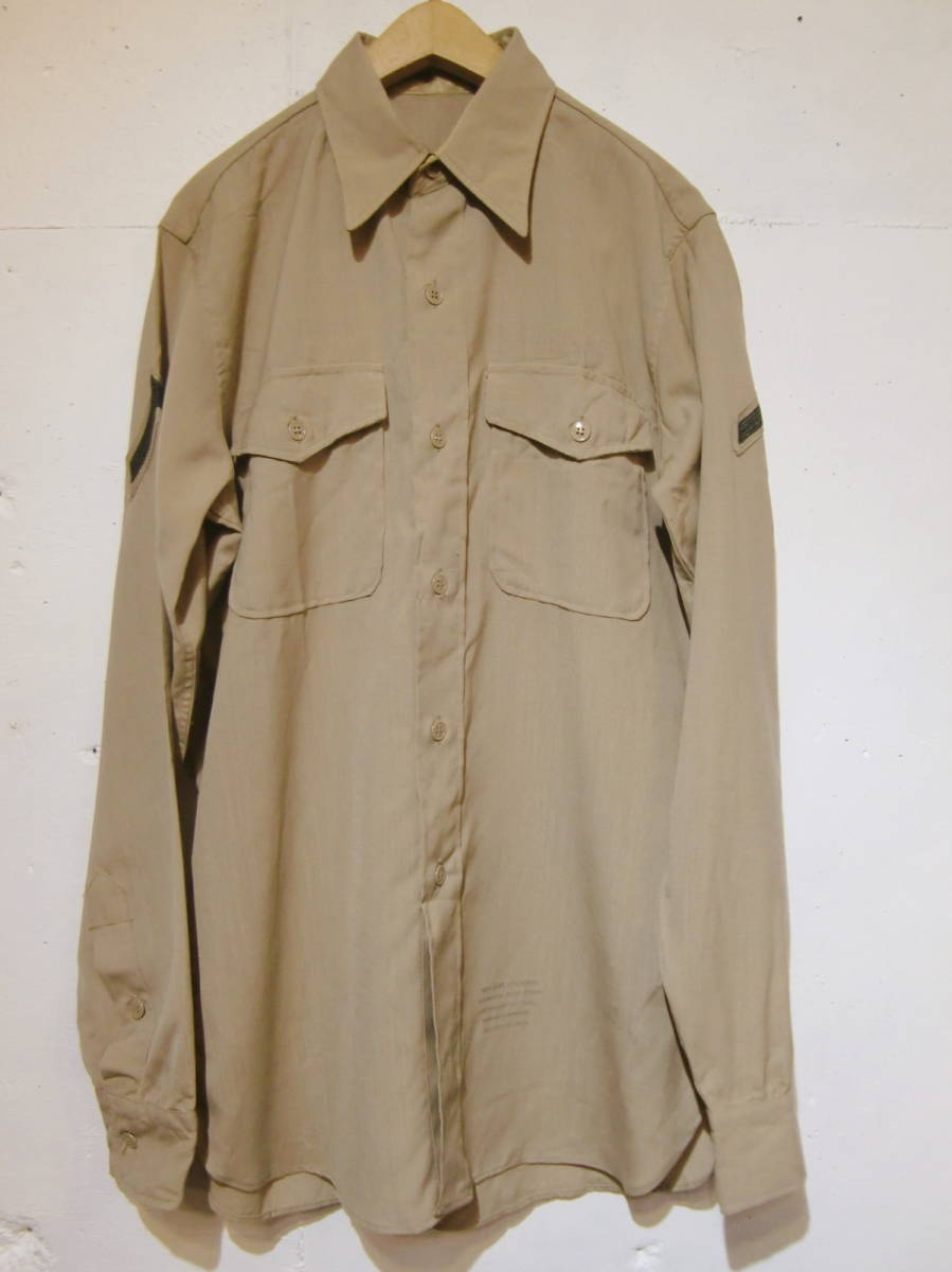 60'sビンテージUS米軍ミリタリートロピカルウールシャツ拍卖