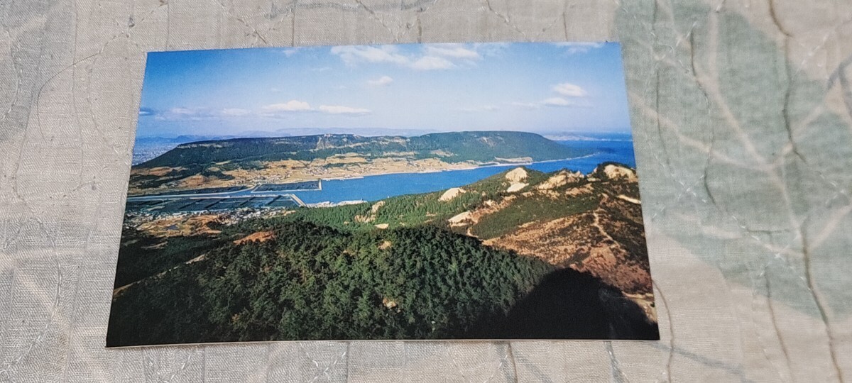 3425 絵葉書 屋島 五剣山から見た屋島の全景拍卖