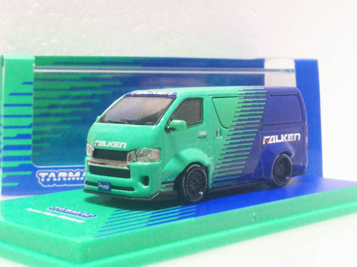 Tarmac 1/64 トヨタ ハイエース ワイドボディ ファルケン ターマックワークス Toyota Hiace WideBody FALKEN拍卖