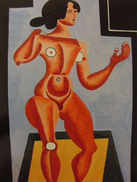 Joan Miro、LE GRAND NU DEBOUT、画集画、新品額装付、fan拍卖