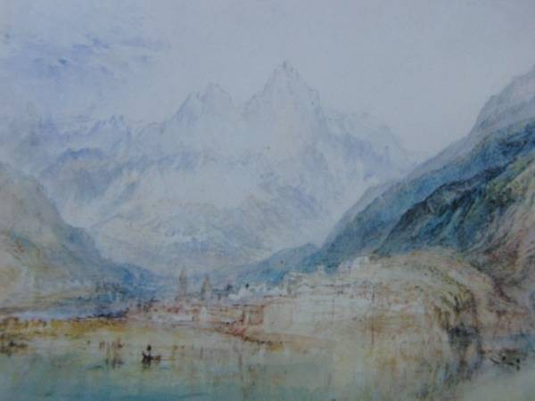 J.M.W.ターナー、ドッガー・バンクの、希少画集画、新品額装付拍卖