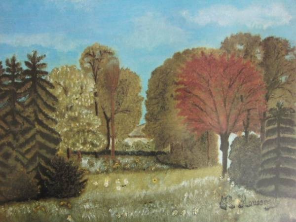Henri Rousseau、Coin de Parc、海外版超希少レゾネ、新品額装付、y321拍卖