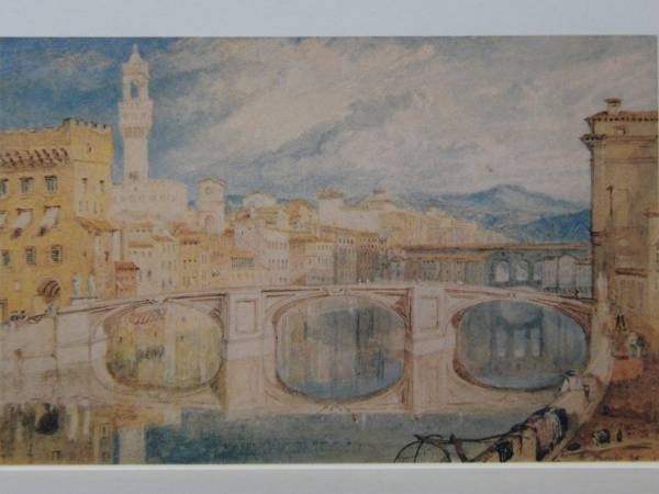 J・M・W・ターナー、フィレンツェ、希少画集画、新品額装付、y321拍卖
