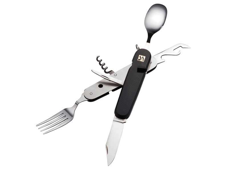 ★モチヅキ デラックスコンビ六徳 DX六徳ナイフ ナイフ・スプーン・フォーク・栓抜き・缶切り・コルク抜き拍卖