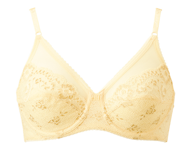 シャルレ★ 柔らかワイヤーブラジャー★ D80 クリームイエロー★ FA131 アンシイエレーヴ★ 激安★ 高級下着★ 新品★拍卖