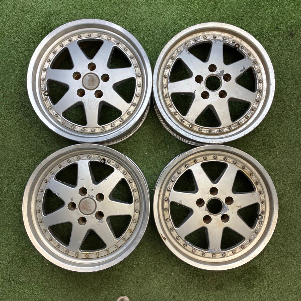 【0566】17インチ 7.5JJ 8.5JJ SPEED STAR EOS 17×7.5JJ +44 / 17×8.5JJ +44 PCD114.3 5穴 ハブ径74 中古アルミホイール4本拍卖