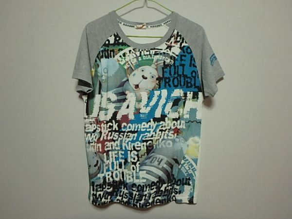 ウサビッチ MTV 総柄 ラグランTシャツ S~M拍卖