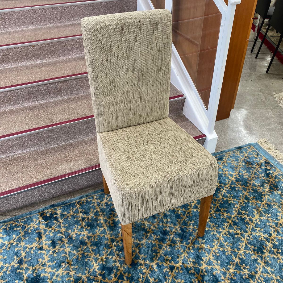 CORIGGE MARKET カリッジマーケット 布張り ダイニングチェア 一人掛け 451拍卖