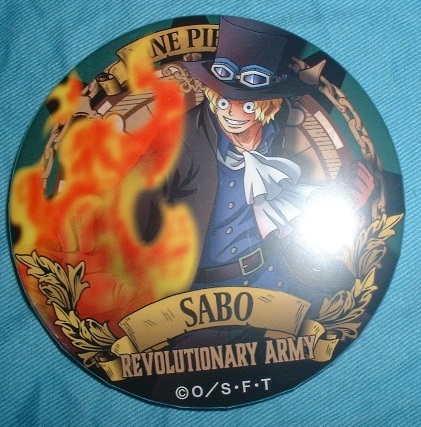 ワンピース アルティメットクルー ドでか缶バッジ サボ拍卖