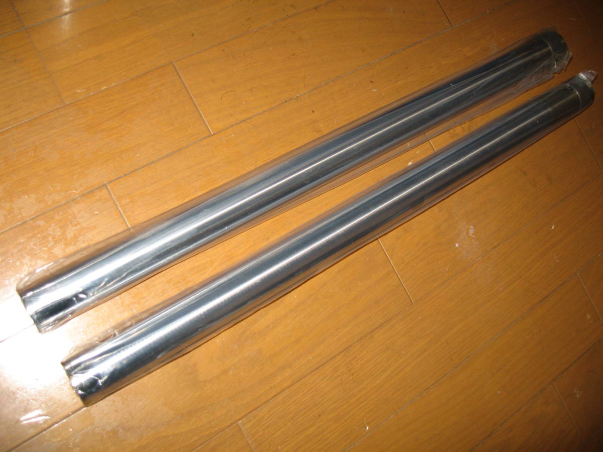 『純正新品・内包装未開封・絶版部品』RG400Γ/500 ガンマ:フロントフォーク・インナーチューブ・2本セット(ラスト1セット)拍卖