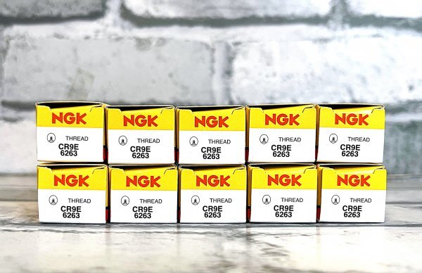 NGK CR9E (6263) 10個セット 新品 送料込 カワサキ ゼファー1100/RS ('92.3~'07) ZR1100A/B (ZRT10A) 適合拍卖