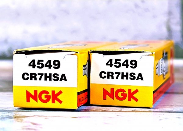 NGK CR7HSA (4549) 2個セット 新品 送料込 ホンダ エイプ100 ('02.2~'08.9) HC07 適合拍卖