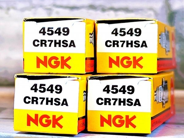 NGK CR7HSA (4549) 4個セット 新品 送料込 カワサキ D-TRACKER125 ('09.12~) (LX125CE) 適合拍卖
