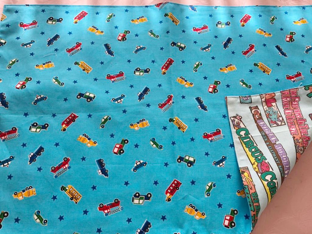 No.80 大判裏付ランチョンマット ハンドメイド 40x60 車柄拍卖