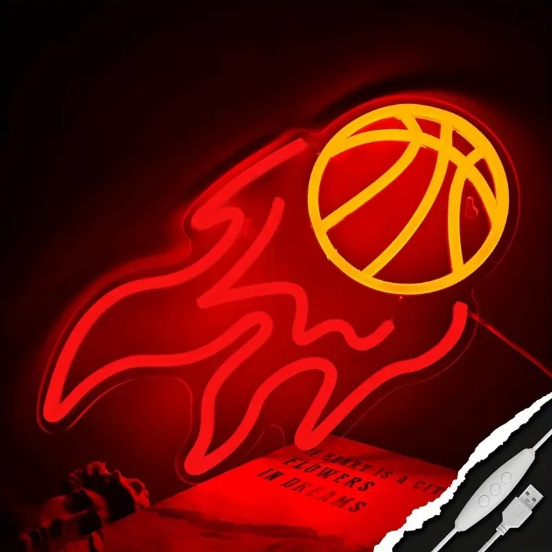 【歳末,ネオン祭り】注目バスケットボールファイヤーボール ネオンおまけ付き!k拍卖