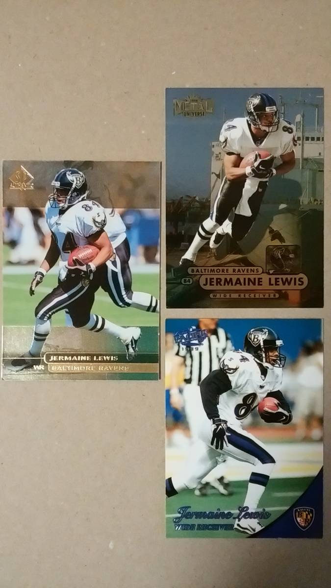 NFLカード JERMAINE LEWIS 12種 レイヴンズ WR拍卖