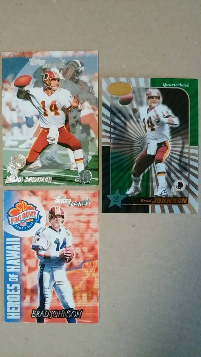 NFLカード BRAD JOHNSON 11種 レッドスキンズ QB拍卖