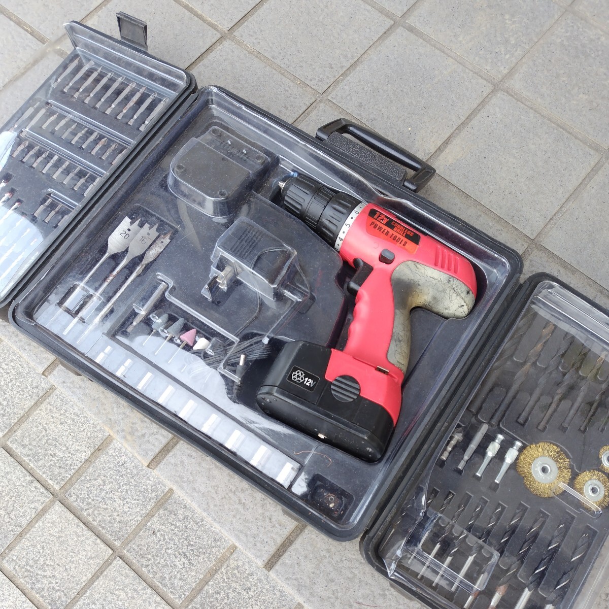 POWER TOOLS セット 12V CORDLESS DRILL (中古) 電動工具 充電式拍卖