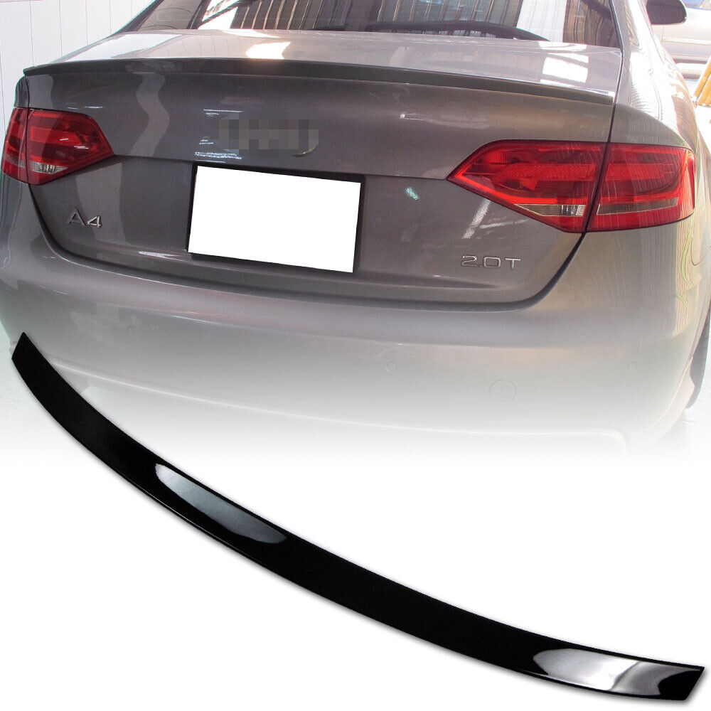 *在庫有即発送* 2009-2012 AUDI A4 B8 前期 セダン エアロ 未塗装の素地 リアスポイラー トランクスポイラー D TYPE ABSの材質拍卖