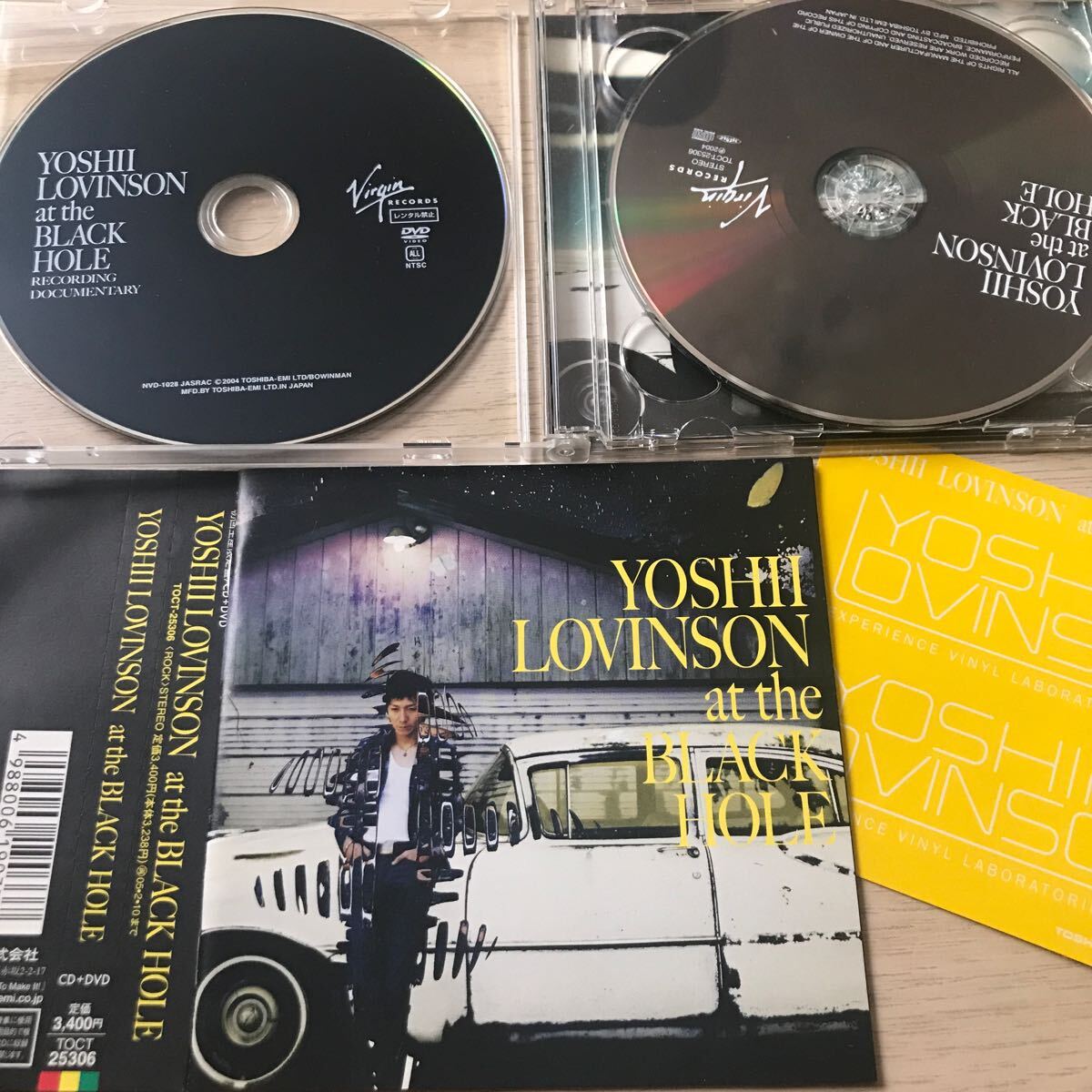 YOSHII LOVINSON at the BLACK HOLE ★初回限定盤 CD+DVD ステッカー付き 吉井和哉拍卖