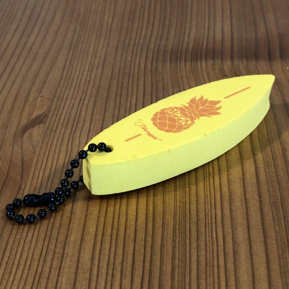 水に浮く Surfboard フローティング キーホルダー キーリング キーチェーン mooneyes ムーンアイズ サーフボード イエロー 黄色 サーフィン拍卖