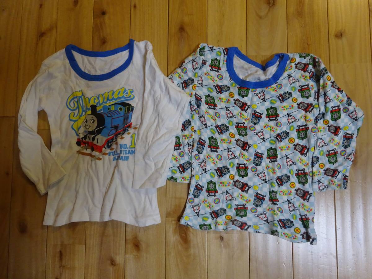 ★ トーマスの長袖アンダーシャツ2枚110cm ★USED拍卖