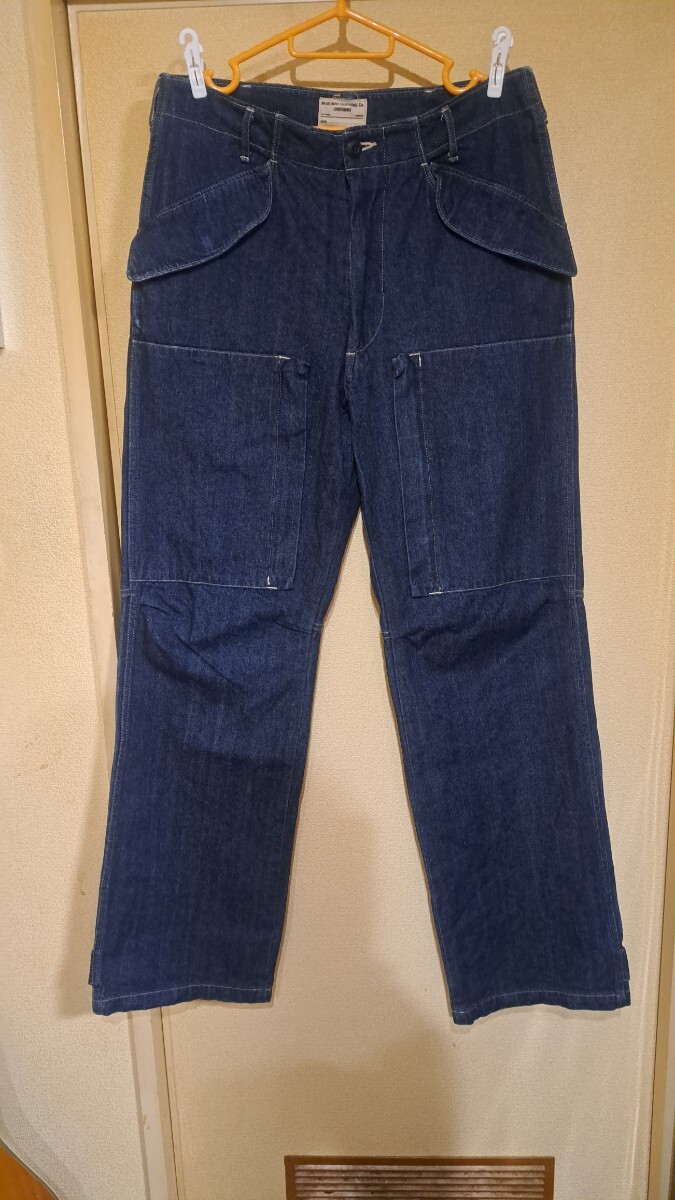 BLUE WAY ブルーウェイ ワークデニム サイズ表記L.32(説明欄実寸あり) カーペンター ワークパンツ デニム拍卖