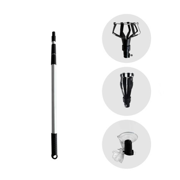 ランプチェンジャーセット電灯 電球交換 施設 天井 高所 交換に便利 届くランプチェンジャー (1.8m+ヘッド3種)拍卖