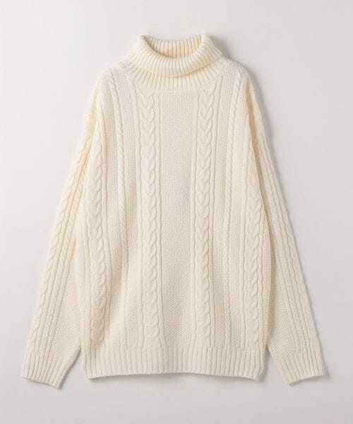 ★即決★ユナイテッドアローズ アラン フォーム タートルネックニット M ハンドウォッシャブル A DAY IN THE LIFE 定価5940円 卒業式拍卖