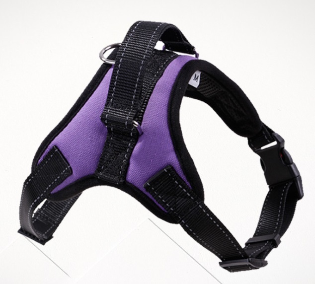 【ハーネス パープル Sサイズ】犬 おしゃれ 脱げない 小型犬 中型犬 大型犬 苦しくない 犬用 ステップハーネス ウェアハーネス拍卖