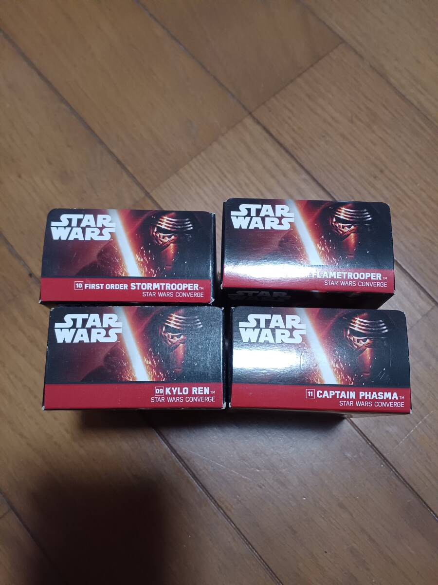 スターウォーズ コンバージ STAR WARS CONVERGE #3 09~12 全4種セット BANDAI 未開封品拍卖