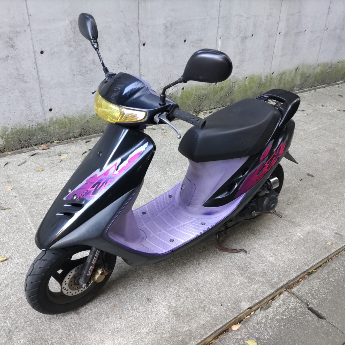 横浜発 ディオZX AF28 DIO レアカラー エンジン始動確認 パワーフィルター ディスク 羽付き HONDA ホンダ拍卖