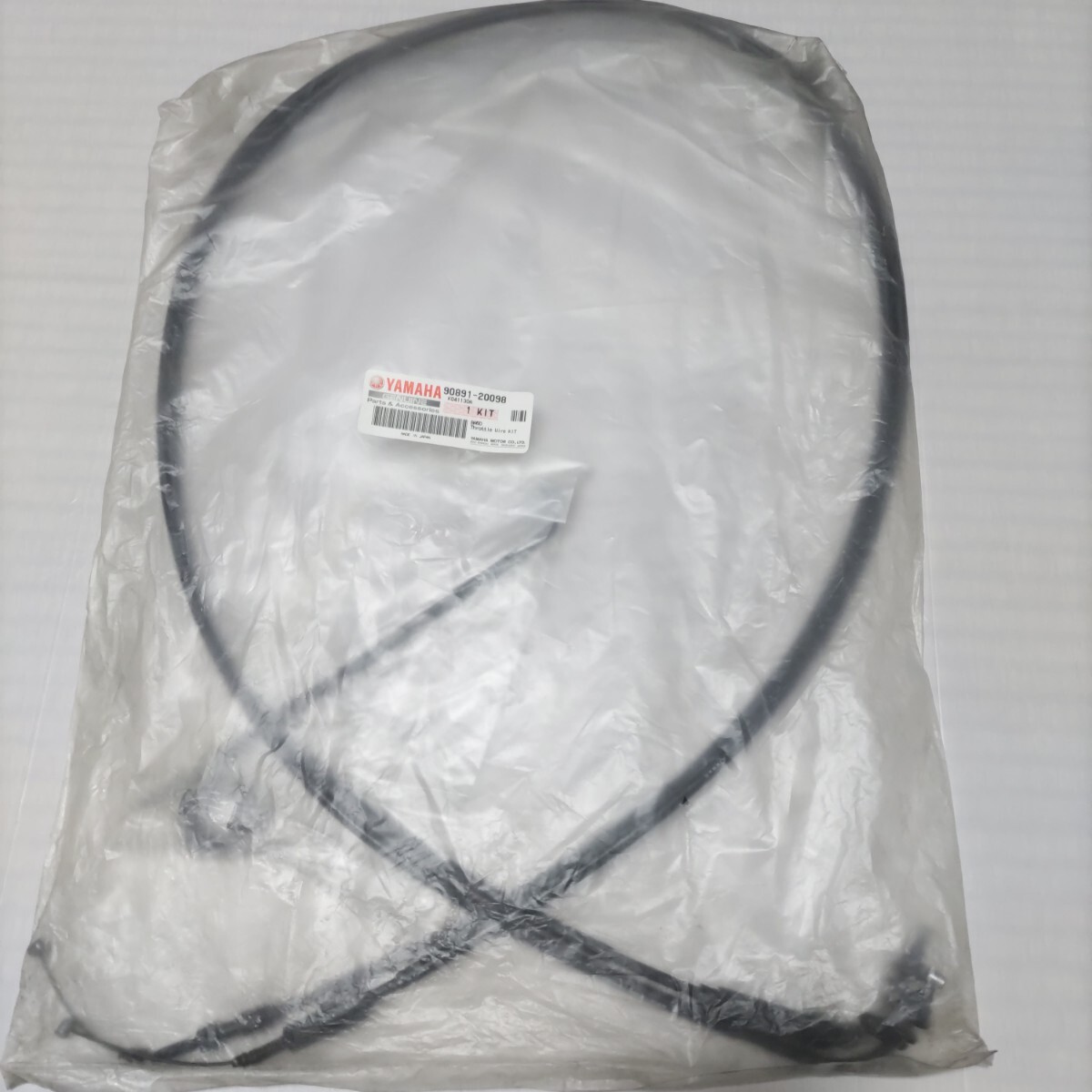 横浜発 未使用 YAMAHAギア スロットルケーブル 90891-20098 純正部品 ヤマハ 純正 新品 バイク 部品 BA50 絶版 レア 廃番 拍卖