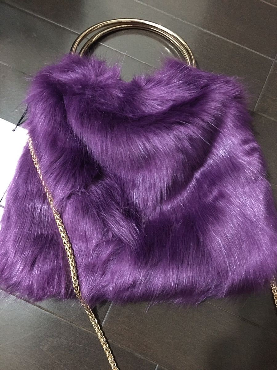 新品☆モードローブ エコファーバッグ拍卖