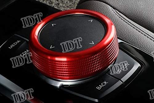 IDT ミニウエス付 A90 スープラ センターコマンドリングカバー レッド インテリアパネル ガーニッシュ リング コントールリング ナビ拍卖