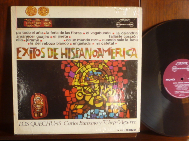 LOS QUECUHAS/EXITOS DE HISPANOAMERICAIー91374 (LP)拍卖