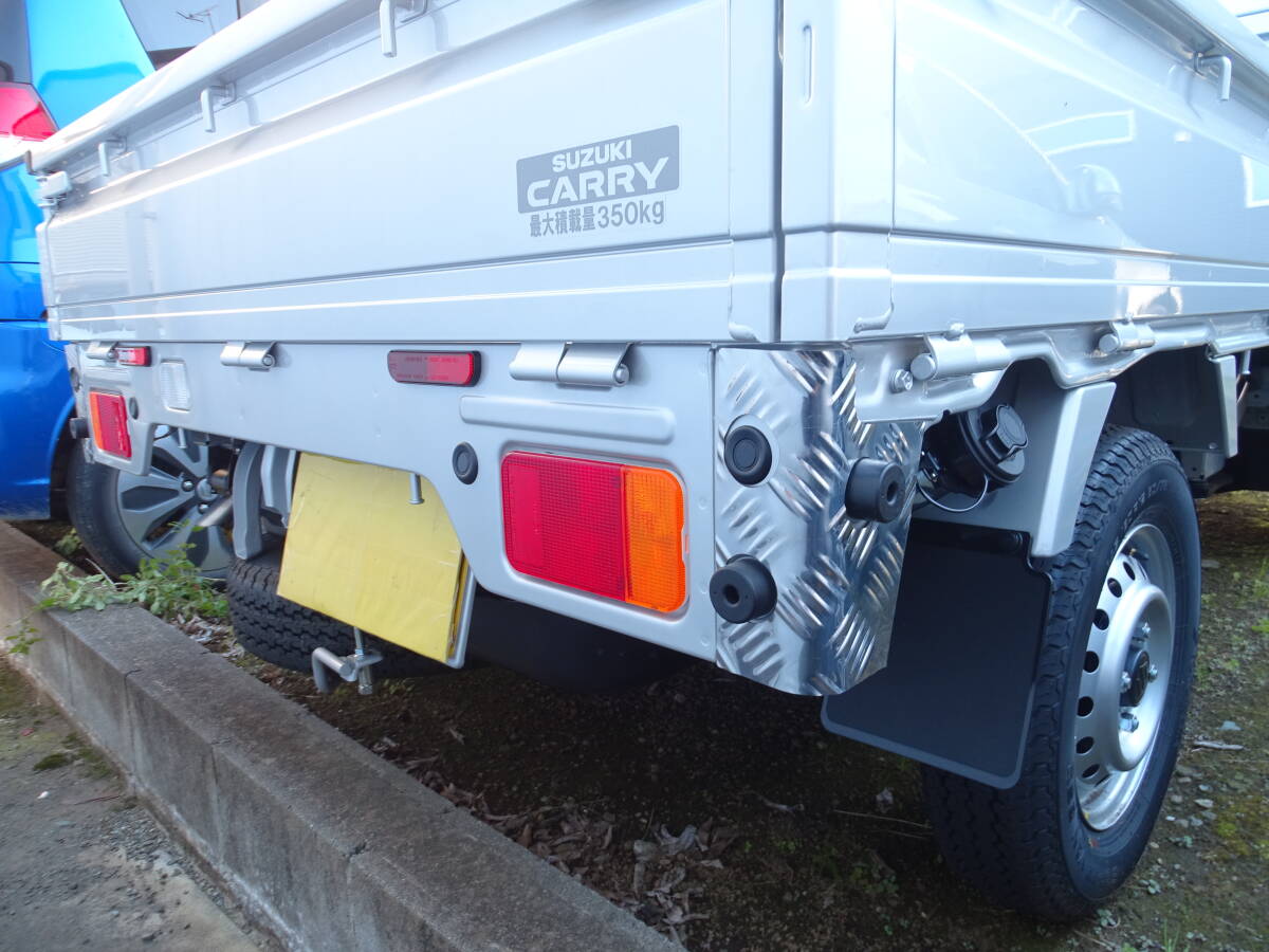 スズキ キャリィトラック 標準 スーパーキャリィ DA16T コーナーセンサー付き車専用 リアコーナーガード 縞模様 シマ ステンレス 左右 拍卖