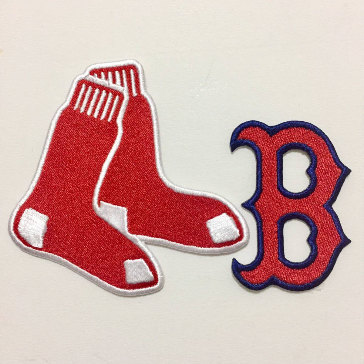 MLB ボストン レッドソックス 2枚セット ワッペン拍卖
