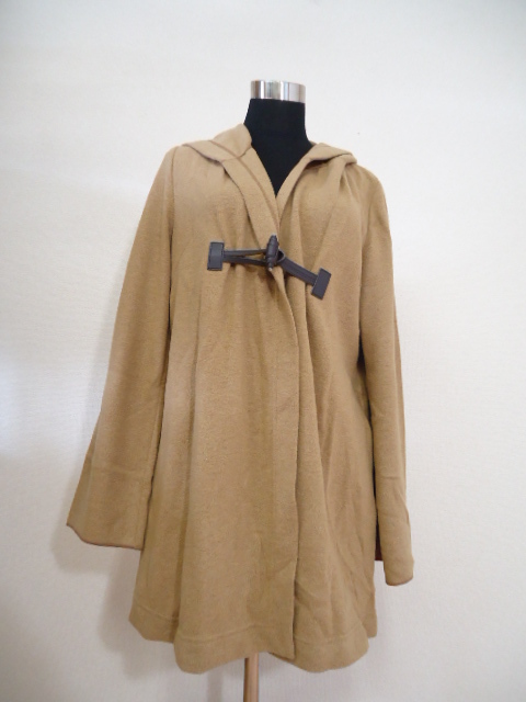 【KCM】mod-t14-42■新品■【modify/モディファイ】スーパーブークレーダッフルコート (キャメル) サイズ:42■拍卖