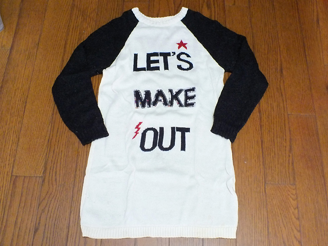 ☆E hyphen world gallery イーハイフンワールドギャラリー ロング丈ニット ワンピース ラグランスリーブ拍卖