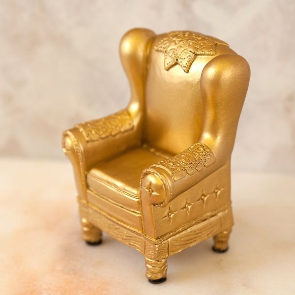 Chlo クロエ ジュエリー ディスプレイ チェア イス 椅子 アクセサリー置き ゴールド オブジェ インテリア 雑貨 置物 インテリア拍卖