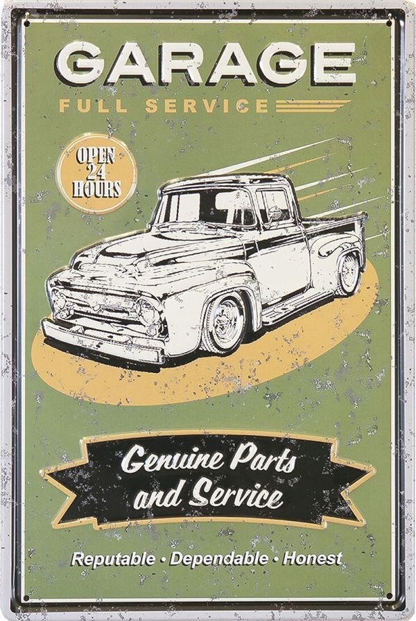 アンティークメタルエンボスプレート S GARAGE アメリカン雑貨 壁掛 インテリア 飾り 雑貨 オブジェ かわいい おしゃれ拍卖