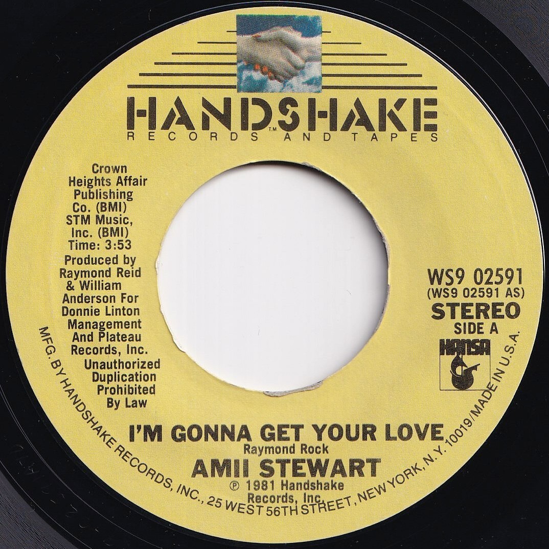 Amii Stewart I'm Gonna Get Your Love / Premiere Handshake US WS9 02591 208516 SOUL DISCO ソウル ディスコ レコード 7インチ 45拍卖