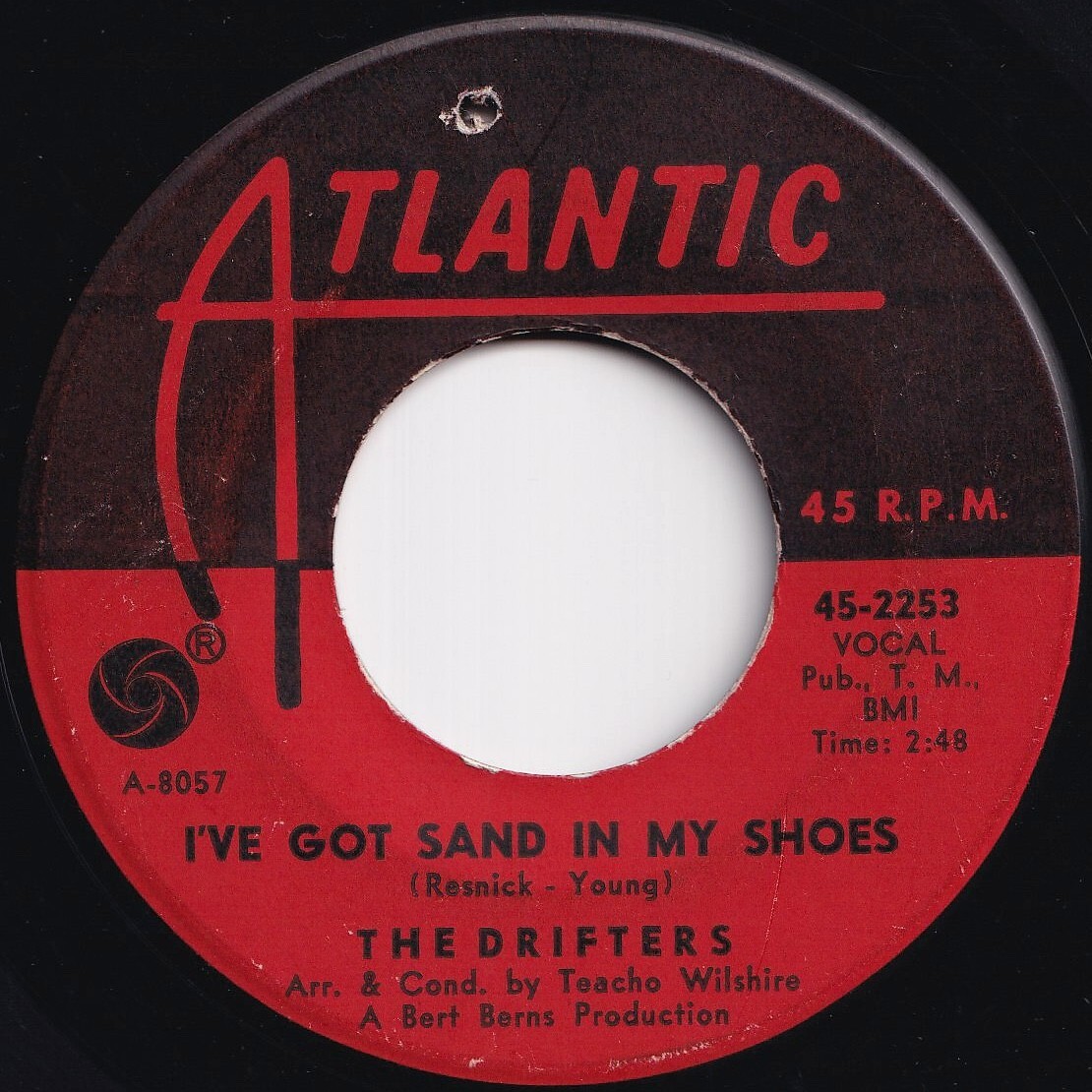 Drifters I've Got Sand In My Shoes / He's Just A Playboy Atlantic US 45-2253 208734 R&B R&R レコード 7インチ 45拍卖