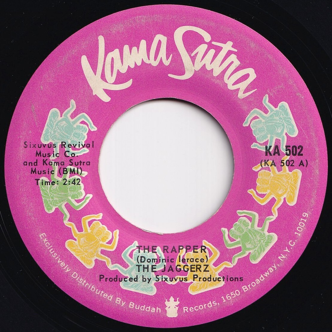 Jaggerz The Rapper / Born Poor Kama Sutra US KA 502 208843 ROCK POP ロック ポップ レコード 7インチ 45拍卖