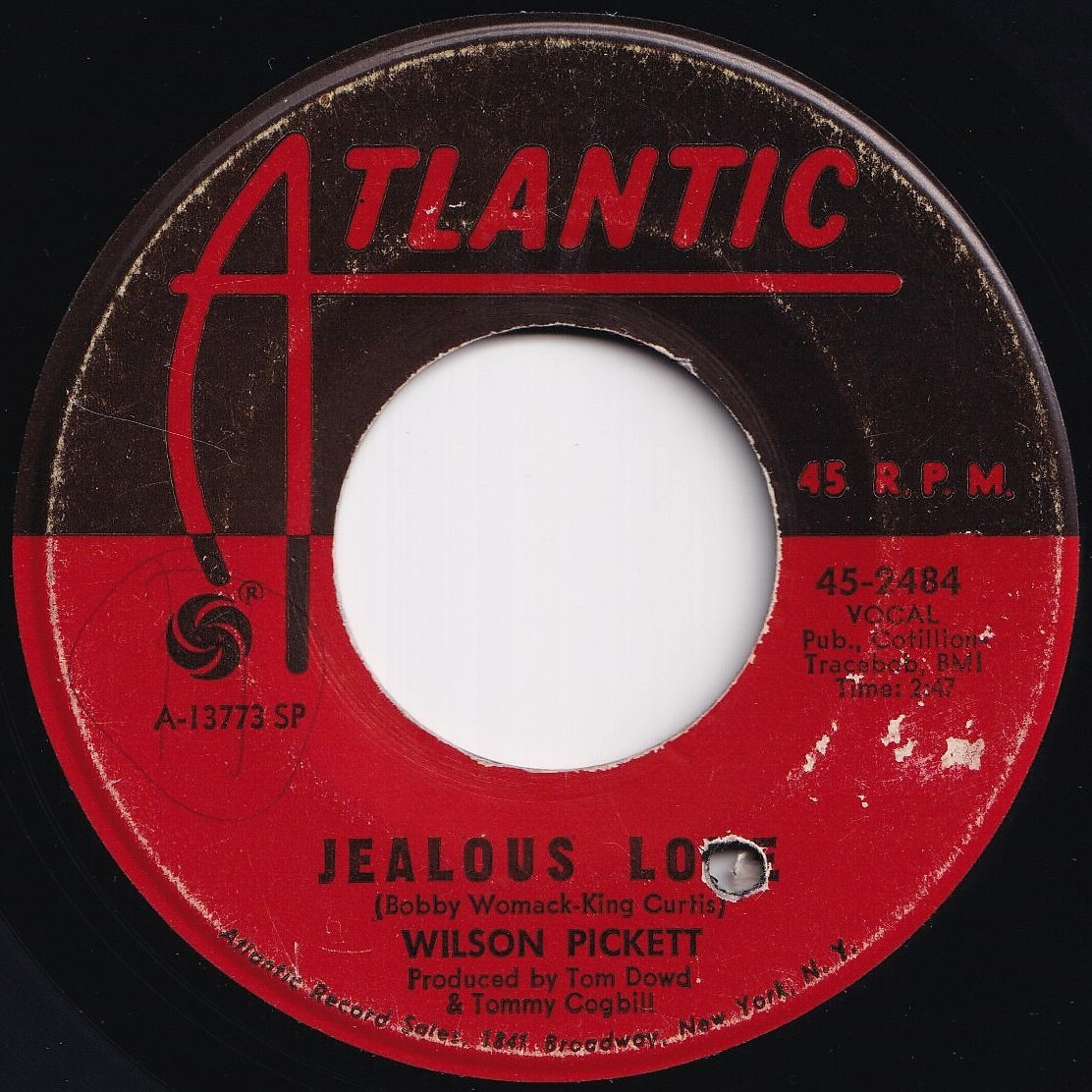 Wilson Pickett Jealous Love / I've Come A Long Way Atlantic US 45-2484 208855 SOUL ソウル レコード 7インチ 45拍卖