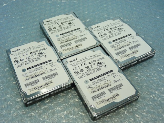 1PZM // 4個セット NEC N8150-408 1.2TB 2.5インチ SAS 6Gb/s 10K(10000)rpm 15mm / HUC101212CSS600// NEC iStorage NS500Rd 取外 //在庫4拍卖