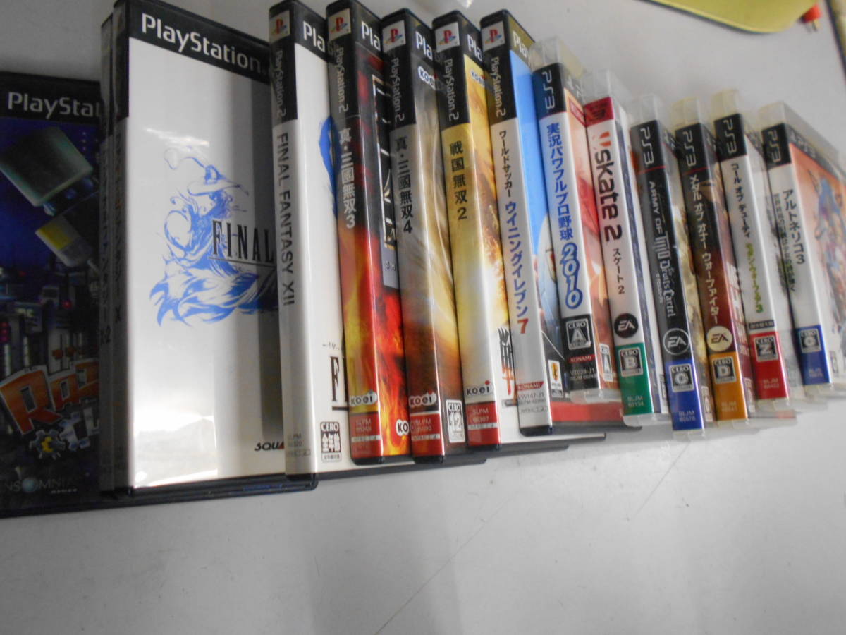 PS3 PS2 ソフト まとめて ファイナルファンタジー 戦国無双 三國無双 他拍卖