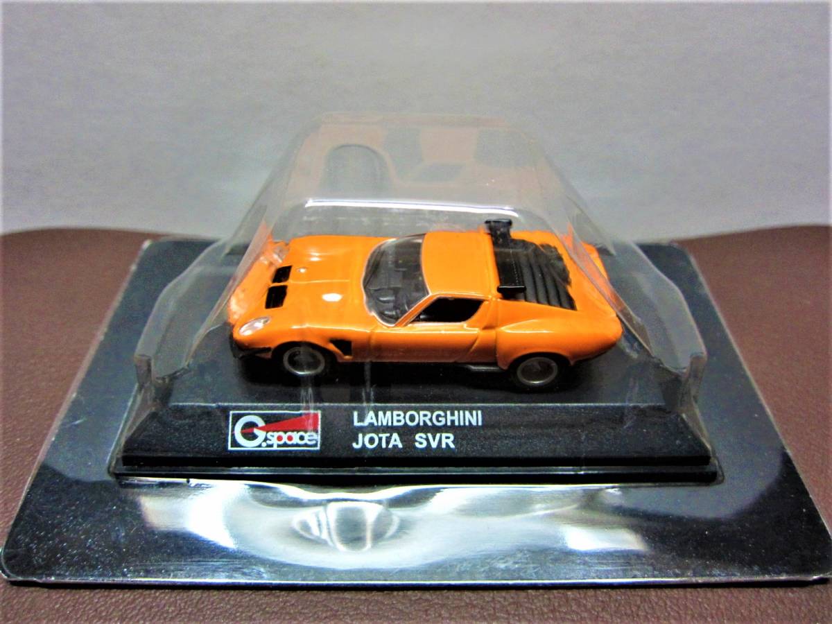 G.space☆ランボルギーニ ダイキャストカーコレクションVol.2☆LAMBORGHINI JOTA SVR オレンジ☆1/72☆G.arrows2007拍卖